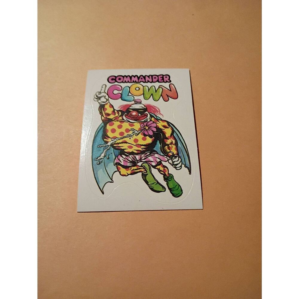 1983 General Mills Zero Heroes Trading Card Sticker Card Vintage #22